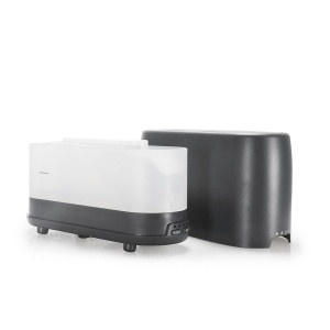 Difuzor aromaterapie Flame Tellur, 240ml, 12 ore, telecomandă, gri - Img 8