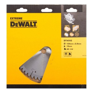 Disc Dewalt DT4092 pentru fierastrau circular, D 184x16x2.6 mm, 48 dinti, pentru taiere aluminiu, seria Extreme - Img 2