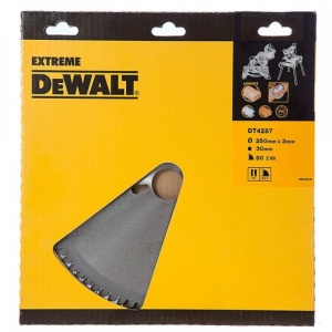Disc Dewalt DT4287 pentru fierastrau circular, D 250x30x3.0 mm, 80 dinti, pentru taiere extra-fina, seria Extreme - Img 2