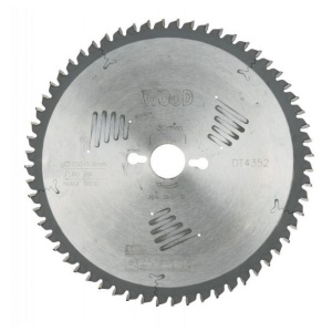 Disc Dewalt DT4352 pentru fierastrau circular, D 250x30x3.0 mm, 60 dinti, pentru taiere fina, seria Extreme
