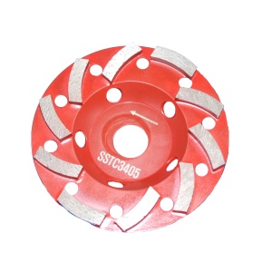 Disc diamantat Tudee slefuire-degrosare beton dur, standard, 125x22.2x8x6mm
