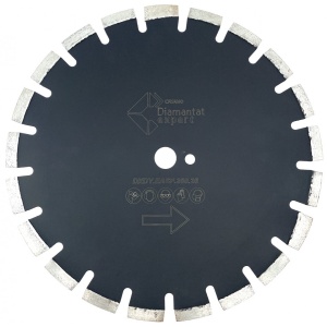 Disc DiamantatExpert pt. Asfalt, Caramida & Abrazive 300mm Profesional Standard - DXDY.EASF.300.25 - Img 1