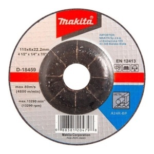 Disc polizare metal Makita, 115x22.2x6 mm