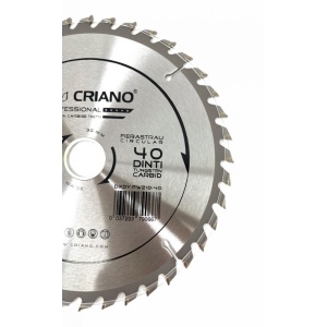 Disc Premium TCT - panza de fierastrau circular pentru taiat lemn, 210x30/25,4/20 cu 40 dinti din carbura de tungsten (vidia) - DXDY.PW210-40 - Img 3
