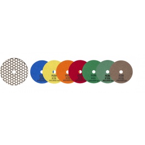 Dischete diamantate pt. polisat marmura, granit, piatra 100mm, #BUFF - RUBI-62977 - Img 3