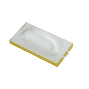 Drișcă PVC monobloc cu bază poliuretanică galbenă - 14×25
