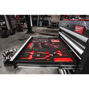 Dulap de scule mobil Milwaukee TOOLGUARD™ cu 7 sertare, metalic, 69 cm, gri, SRC27/7-2 - Img 5