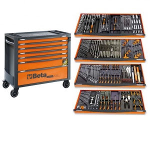 Dulap extra-lung cu 7 sertare si 300 scule mecanica auto RSC24AXL/7-300 - Img 1