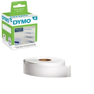 Etichete dosare suspendate 12 x 50 mm albe DYMO LabelWriter LW 99017 S0722460