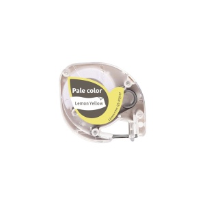Etichete pastel Dymo Letratag gri galben pastel compatibile 12mm x 4m AIMO S0721620 91202