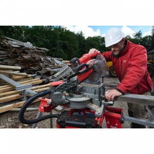 Fierastrau circular de banc cu acumulator Milwaukee FUEL M18 FMS254-0, livrat fara acumulator, capacitate taiere 289x91 mm
