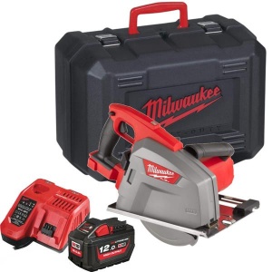 Fierăstrău circular metal M18 FUEL™ 66 mm Milwaukee M18 FMCS66-121C, alimentare cu acumulator - echipat - Img 1