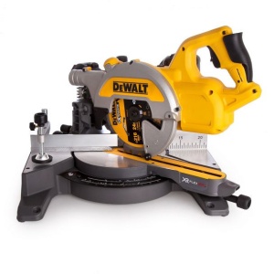 Fierastrau circular pentru taieri inclinate Dewalt DCS777T2 cu acumulatori Li-Ion XR FLEXVOLT 54 V 6.0 Ah, diametru panza 216 mm - Img 2
