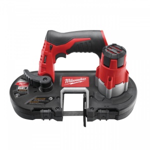 Fierastrau cu banda cu acumulator Milwaukee M12 BS-0, capacitate taiere metal ∅ 41 mm, livrat fara acumulator