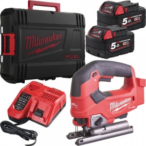 Fierastrau pendular cu acumulator Milwaukee FUEL M18 FJS-502X, livrat cu acumulatori, valiza