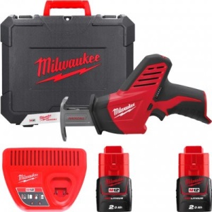 Fierastrau sabie cu acumulator Milwaukee C12HZ-202C, livrat cu acumulatori, valiza