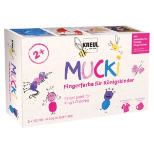 Finger paint Mucki Royal Children 50 ml 6 culori/set