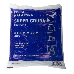 FOLIE PROTECTIE 4X5M SUBTIRE / 0.7MICROMETRI