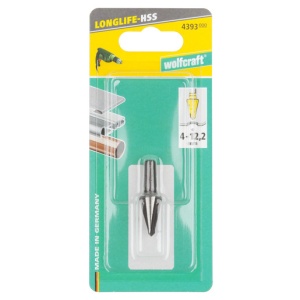 Freza de gaurire Wolfcraft 4393000, 4-12x21mm, tija HEX 1/4" - Img 2