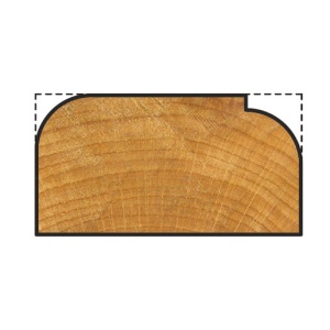 Freza de rotunjit Wolfcraft 3963000, 25.4x12.7 mm, tija 8 mm - Img 2
