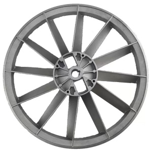 Fulie D=430mm, 2 canale V, aluminiu, FIAC - Img 1