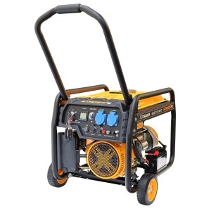 Generator curent monofazat Stager FD 3600ER automatic 230V, 3.0kW, benzină, conector ATS, multistart, autonomie pana la 20h - Img 3