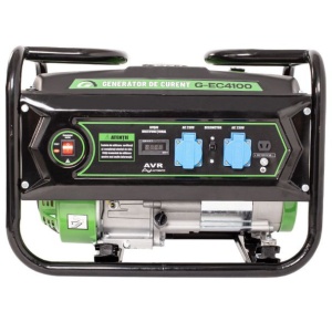 Generator de curent pe benzina Greenfield G-EC4100, portabil, monofazat, 3 kVA, 3 kW