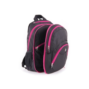Ghiozdan Pulse 2 in 1 Teens Pink black dot - Img 3