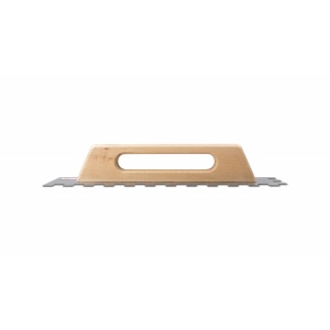 Gletiera dintata cu maner din lemn 48cm, 20x20mm - RUBI-75962 - Img 2