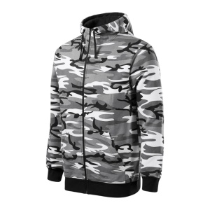 Hanorac pentru bărbaţi, Camo Zipper, 300 g/m² C19 - Img 2