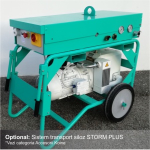 IMER, Masina de tencuit, Koine 4, debit material 22 l/min., motor 400V, 7.75 kW, distanta maxima de pompare 25 m - Img 2