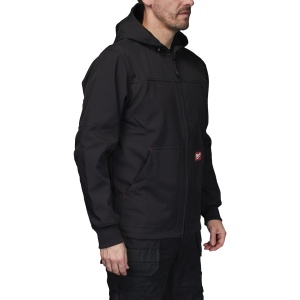 Jachetă Softshell neagră cu glugă XL - Img 5