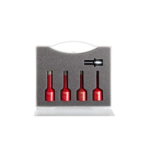 Kit carote diamantate Mini DryGres 6, 8, 10, 12mm, 4 buc. - RUBI-50938 - Img 2