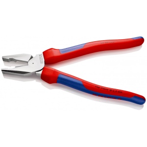 KNIPEX 02 05 225 Patenti Combi cu parghie mare cu manşoane multicomponent cromat 225 mm - Img 2