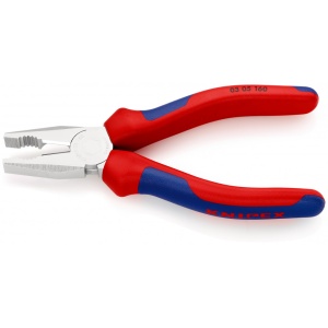 KNIPEX 03 05 160 Patent combinat cu manşoane multicomponent cromat 160 mm - Img 2