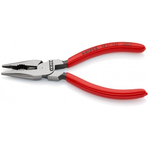 KNIPEX 08 21 145 Cleşte combinat cu vârf acoperite cu plastic vopsit negru 145 mm - Img 2