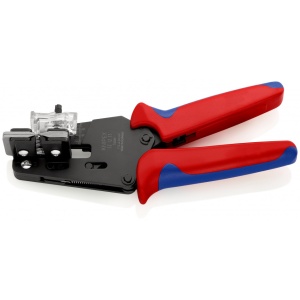 KNIPEX 12 12 11 clește de precizie dezizolator cu cuţite profilate cu manşoane multicomponent brunat 195 mm - Img 2