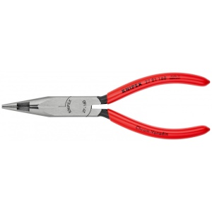 KNIPEX 27 01 160 Clește plat-rotund cu tăietor median (clește pentru cabluri de telefonie) acoperite cu plastic 160 mm - Img 3