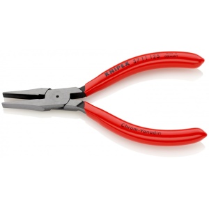 KNIPEX 37 11 125 Clește de prindere pentru mecanică fină acoperite cu plastic vopsit negru 125 mm - Img 2