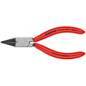 KNIPEX 37 41 125 Clește de prindere pentru mecanică fină acoperite cu plastic vopsit negru 125 mm - Img 3