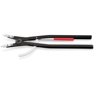 KNIPEX 46 10 A6 clește pentru inele de siguranță pentru inele exterioare pe axuri vopsit electrostatic în negru 570 mm