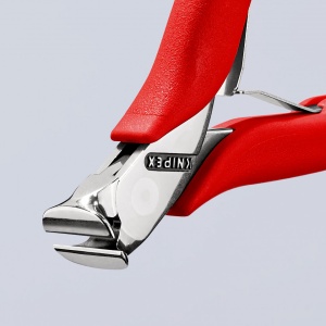 KNIPEX 64 11 115 Tăietor frontal pentru instalații electronice acoperite cu plastic 115 mm - Img 5