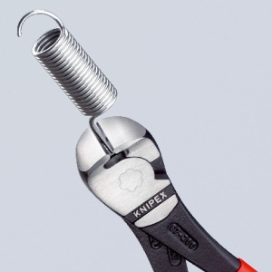 KNIPEX 67 01 160 Tăietor frontal de forță acoperite cu plastic vopsit negru 160 mm - Img 4