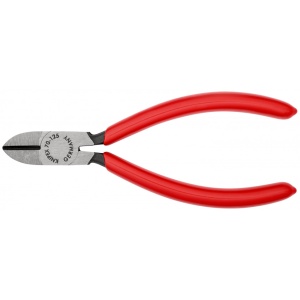KNIPEX 70 01 125 EAN Tăietor lateral (șfic) acoperite cu plastic vopsit negru 125 mm - Img 3