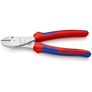 KNIPEX 74 05 200 Șfic de forță cu manşoane multicomponent cromat 200 mm - Img 2