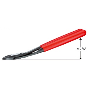 KNIPEX 74 21 200 Șfic de forță acoperite cu plastic vopsit negru 200 mm - Img 5
