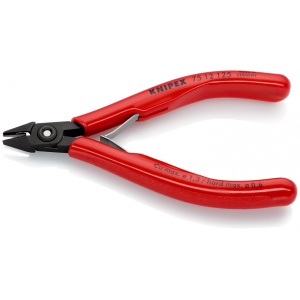 KNIPEX 75 12 125 Șfic pentru instalații electronice cu învelișuri din plastic brunat 125 mm - Img 3