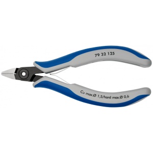 KNIPEX 79 32 125 Șfic de precizie pentru sisteme electronice cu manşoane multicomponent brunat 125 mm - Img 1