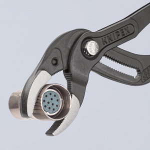 KNIPEX 81 01 250 Cleşte pentru sifon şi conectori acoperit cu material plastic aderent vopsit negru 250 mm - Img 5