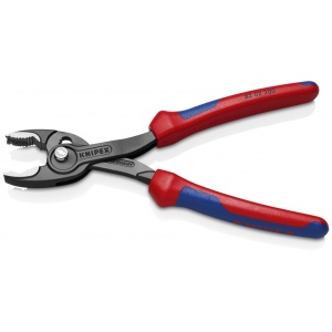 KNIPEX 82 02 200 TwinGrip Clești cu prindere frontală cu manşoane multicomponent vopsit negru 200 mm - Img 5